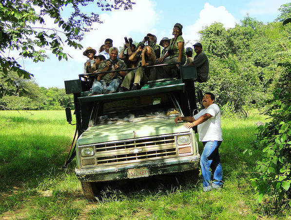 Birders at Hato Piñero Venezuela. Barlo Vento