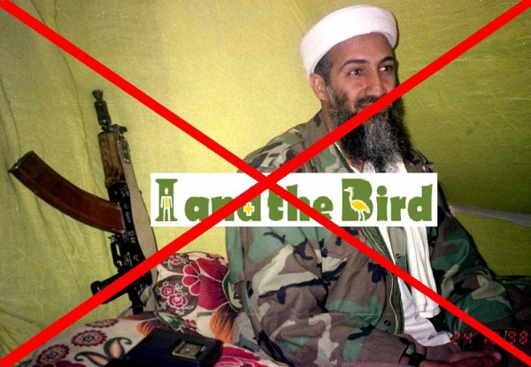 in laden no turban there is. osama in laden no beard.